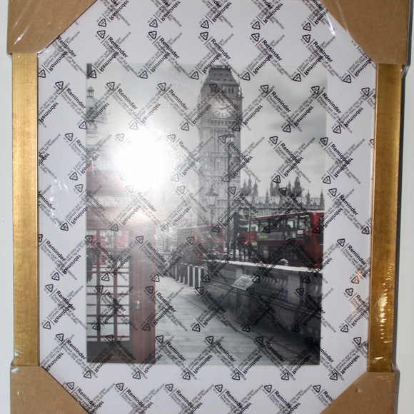 9x12 Rustic Picture Frames Solid Wood Walnut Display Pictures Gold Frame - Picture 2 of 4